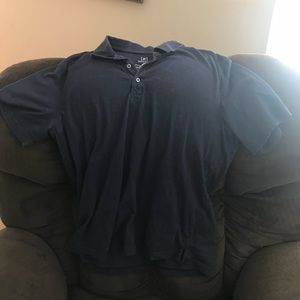 Navy blue shirt size large